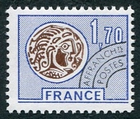 N°145-1976-FRANCE-MONNAIE GAULOISE-1F70