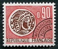 N°133-1971-FRANCE-MONNAIE GAULOISE-90C