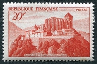 N°0841A-1949-FRANCE-ST BERTRAND DE COMMINGES-20F-ROUGE BRIQU