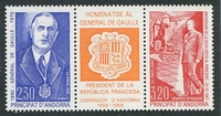 N°0399A-1990-GENERAL DE GAULLE - TRIPTYQUE
