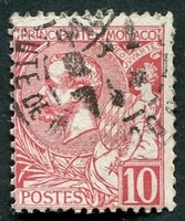N°0023-1901-MONACO-PRINCE ALBERT 1ER-10C