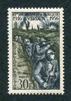 N°1053-1956-FRANCE-40E ANNIV VICTOIRE DE VERDUN