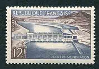 N°1078-1956-FRANCE-BARRAGE DONZERE-MONDRAGON