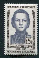 N°1159-1958-FRANCE-SIMONE MICHEL-LEVY