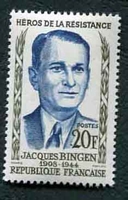 N°1160-1958-FRANCE-JACQUES BINGEN