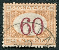 N°11-1870-ITALIE-60C-ORANGE ET CARMIN