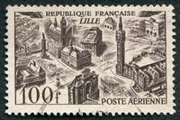 N°0024-1949-FRANCE-VUE DE LILLE-100F