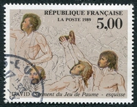 N°2591-1989-FRANCE-TABLEAU-SERMENT DU JEU DE PAUME-DAVID-5F