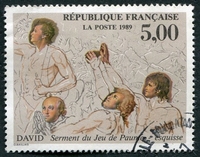 N°2591-1989-FRANCE-TABLEAU-SERMENT DU JEU DE PAUME-DAVID-5F