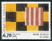 N°2858-1994-FRANCE-TABLEAU DE SEAN SCULLY-6F70