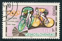 N°1354-1964-TCHECOS-SPORT-JO DE TOKYO-CYCLISME-60H