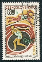 N°1355-1964-TCHECOS-SPORT-JO DE TOKYO-ATHLETISME-80H