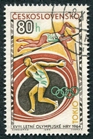 N°1355-1964-TCHECOS-SPORT-JO DE TOKYO-ATHLETISME-80H