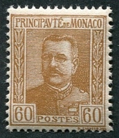 N°0088-1924-MONACO-PRINCE LOUIS II-60C-BRUN CLAIR