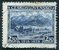 N°0248-1928-TCHECOS-SITE-MONTS TATRAS-2K50-BLEU