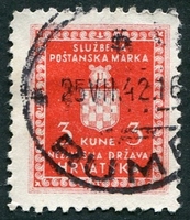 N°06-1942-CROATIE-3K-ROUGE