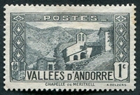 N°0024-1932-ANDF-CHAPELLE NOTRE DAME DE MERITXELL-1C-GRIS/NO
