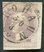 N°10-1867-AUTRICHE-GRECQUE-1K-VIOLET/GRIS