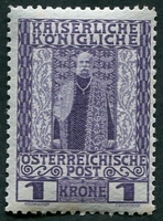 N°0114-1908-AUTRICHE-FRANCOIS JOSEPH EN CEREMONIE-1K