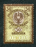 1925-AUTRICHE-50 G-VERT/BRUN