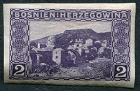 N°030-1906-BOSNIE H-MOSTAR-2H-VIOLET