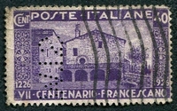 N°0188-1926-ITALIE-EGLISE ST DAMIEN-40C-VIOLET