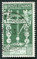 N°0399-1937-ITALIE-ETOILE DE BETLEEM ET FAISCEAUX-25C