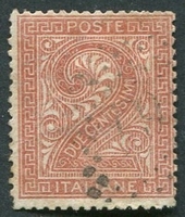 N°0013-1863-ITALIE-2C-BRUN ROUGE