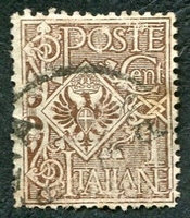 N°0064-1901-ITALIE-AIGLE MAISON DE SAVOIE-1C-BRUN