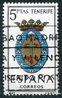 N°1330-1965-ESPAGNE-ARMOIRIES-TENERIFE-5P