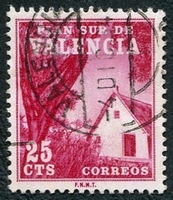 N°1295-1964-ESPAGNE-AU PROFIT DE LA VILLE DE VALENCE-25C