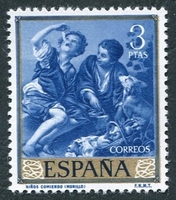 N°0963-1960-ESPAGNE-TABLEAU-MANGEUR DE PASTEQUE-3P