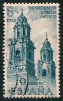 N°1655-1970-ESPAGNE-CATHEDRALE DE MORELLA-MEXIQUE-6P