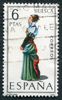 N°1529-1968-ESPAGNE-COSTUMES-HUESCA-6P