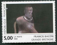 N°2779-1992-FRANCE-F.BACON-PORTRAIT DE JOHN EDWARDS