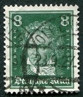 N°381-1926-ALLEM-LUDWIG VAN BEETHOVEN-8P-VERT FONCE