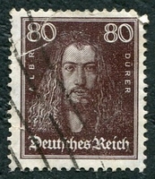 N°389-1926-ALLEM-ALBRECHT DURER-80P-BRUN/VIOLET