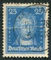 N°385-1926-ALLEM-J.W.VON GOETHE-25P-BLEU