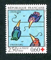 N°2783-1992-FRANCE-CROIX ROUGE-ENTRAIDE