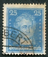 N°385-1926-ALLEM-J.W.VON GOETHE-25P-BLEU