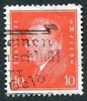 N°404-1928-ALLEM-FRIEDRICH EBERT-10P-VERMILLON