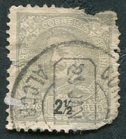 N°0124-1895-PORT-CHARLES 1ER-2R1/2-GRIS