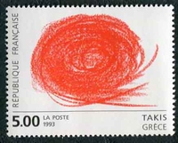 N°2834-1993-FRANCE-OEUVRE DE TAKIS