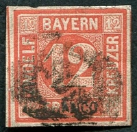 N°007-1849-BAVIERE-12K-ROUGE