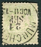 N°031-1875-BAVIERE-1K-VERT/JAUNE