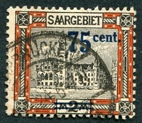 N°078-1921-SARRE-HOTELE DE VILLE-SARREBRUCK-75C S/2M