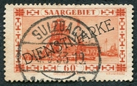 N°23-1927-SARRE-PUITS DE MINE-60C-ROUGE/ORANGE