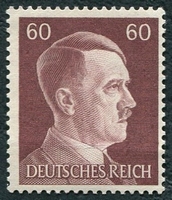 N°721-1941-ALLEM-EFFIGIE D'HITLER-60P-BRUN/LILAS