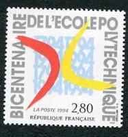 N°2862-1994-FRANCE-BICENTENAIRE ECOLE POLYTECHNIQUE