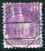 N°58-1948-ALLEMBI-CATHEDRALE DE COLOGNE-40P-LILAS/ROSE